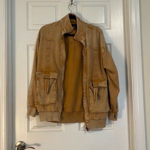 Forever21 Terry bomber jacket